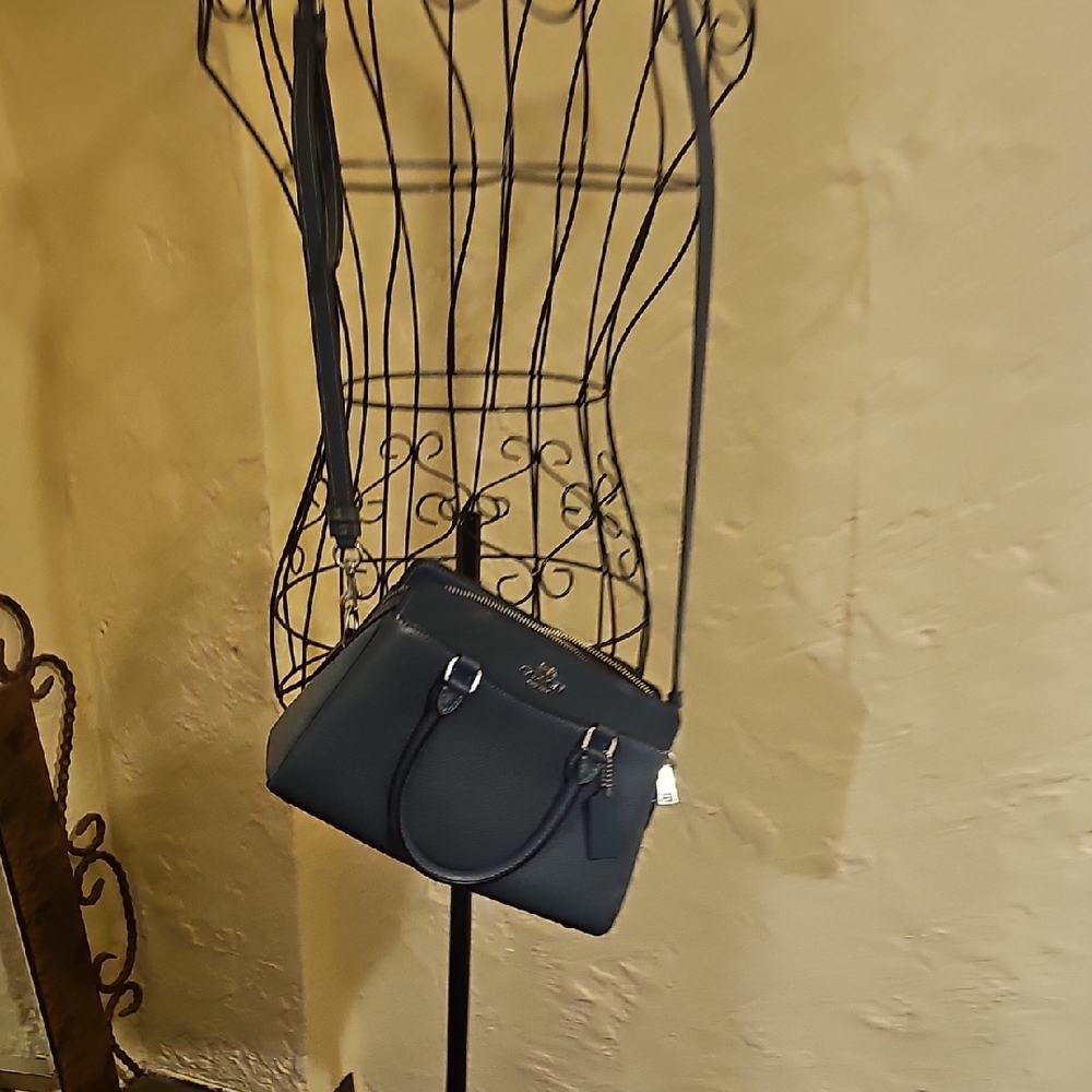 Coach Dark Gray Satchel Bag